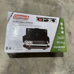 Coleman Tabletop 2-in-1 Camping Grill/Stove, 2-Burner Propane Grill & Stove 
