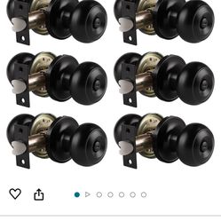 Black Privacy Door Knobs 