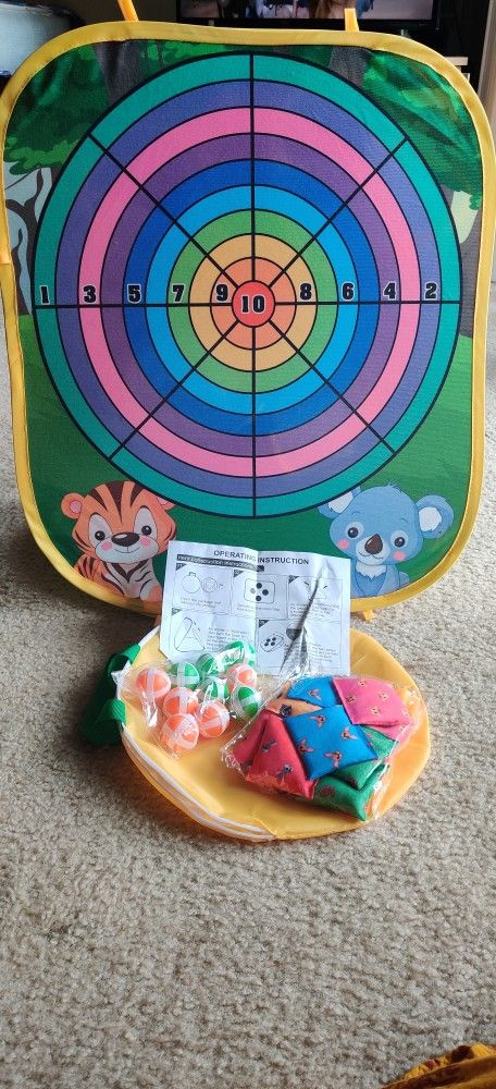 Animal Bean Bag Toss Game Toy Outdoor Toss Game, Family  Party Supplies for Kids

