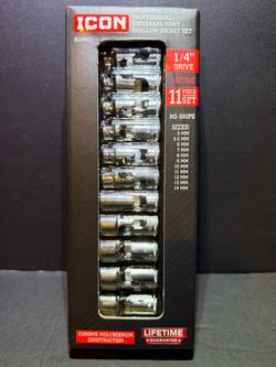 ICON  SHALLOW SOCKET set