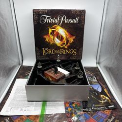 Lord Of The Rings Trivial Pursuit Game Movie Trilogy Collectors Edition COMPLETE