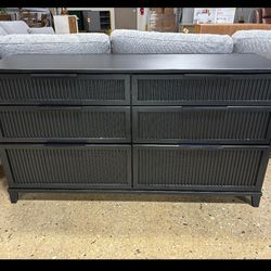 Black 6 Drawer Dresser (New In Box)