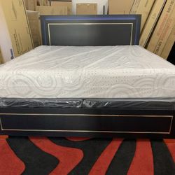 $699 Brand New King Bed Frame With Mattress (read Description Below)