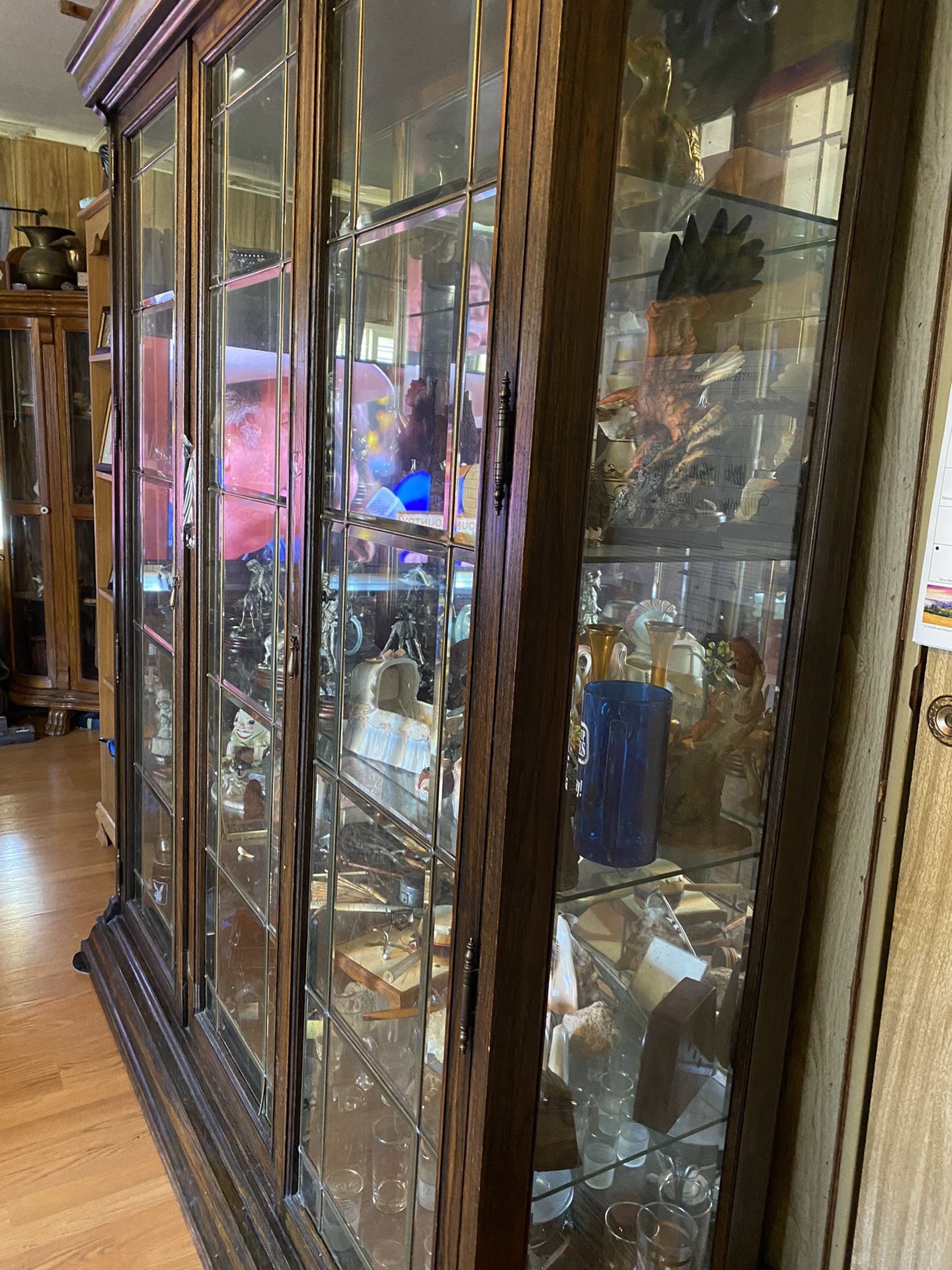 Antique China Display Cabinet 