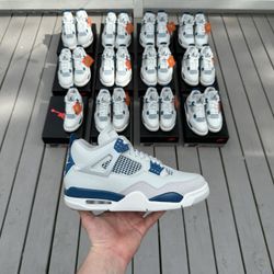 Jordan 4 Retro Military Blue Multiple Sizes