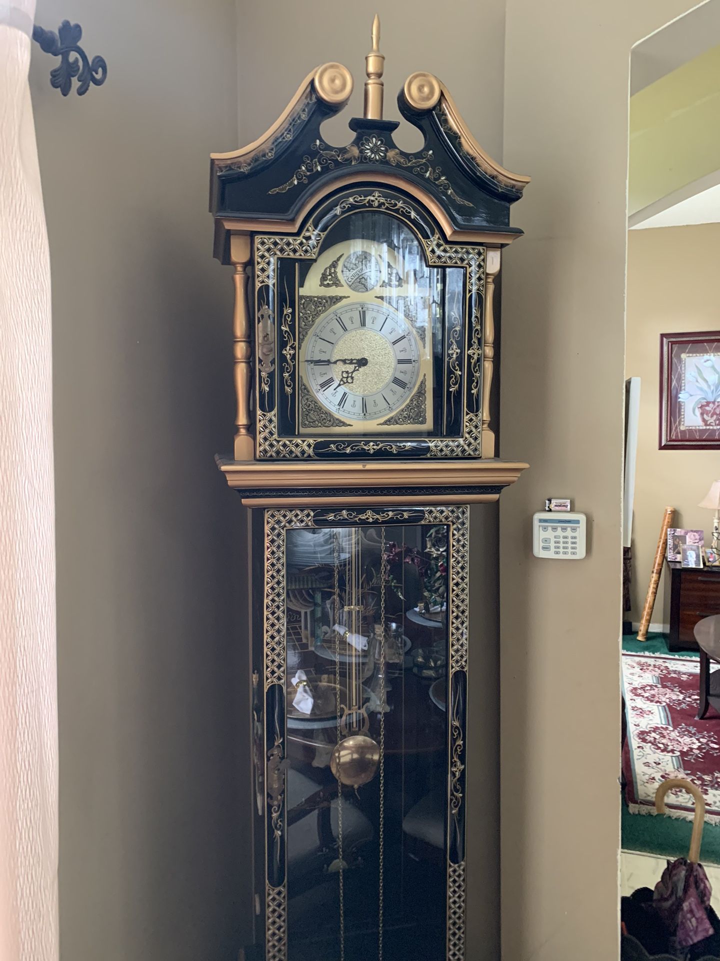 Oriental Grandfather Clock