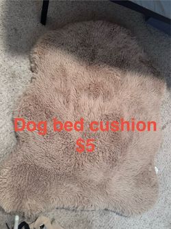 Dog bed cushion