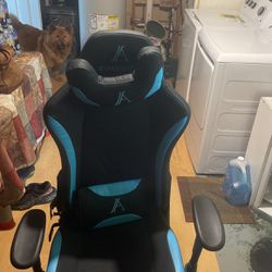 Blue And Black Gaming Chair 