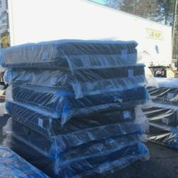 Brand New Queen Pillow Top Mattress In Plastic