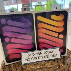 Apple iPad Mini 6 Tablet NEW - Pay $1 DOWN AVAILABLE - NO CREDIT NEEDED