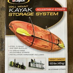Kayak/snowboard/Ladder Storage System 