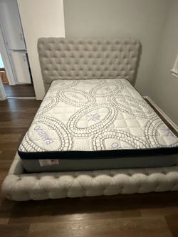 Queen Size Mattress Pillow Top new bed frame sold separately