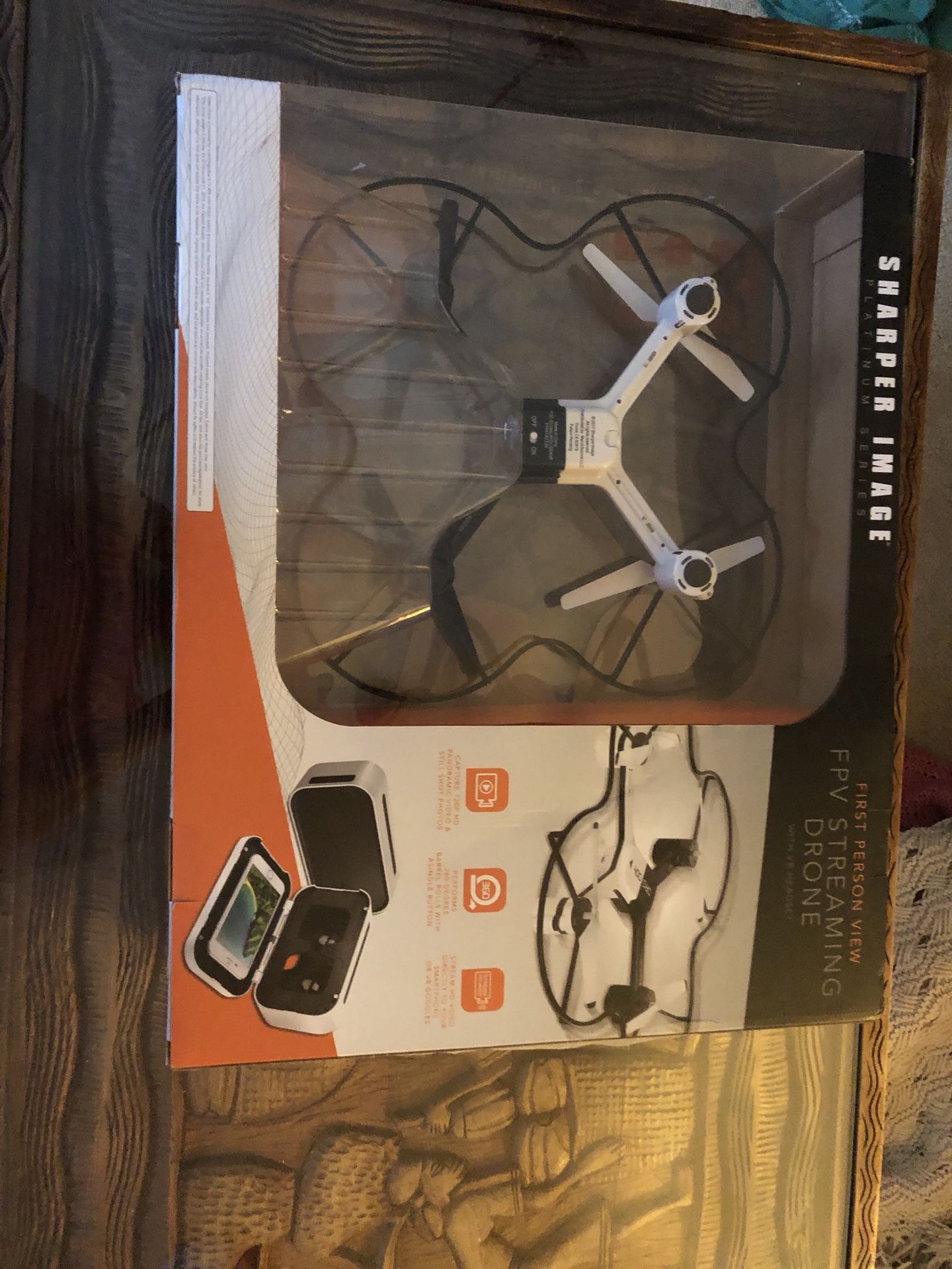 Drone with VR headset