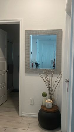 Mirror- silver frame