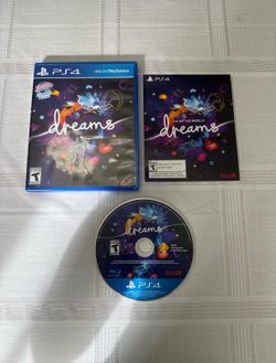Dreams (PlayStation 4) CIB Complete in Box, TESTED and WORKING