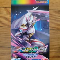 Japanese Digimon Card Game Reboot RB-01 Rising Wind Box