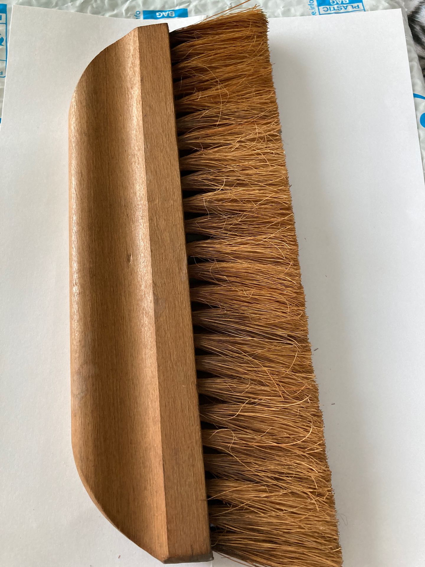 Vintage horse hair wallpaper brush
