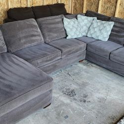 Pretty grey color sofa sectional Confortable Excellent Condition And Very Clean $545
No pets
No smoke
No stains
No Rips