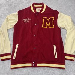 Michael Jackson This Is It Thriller Varsity Jacket Size L Red Limited Edition