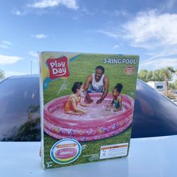Pink 3 Ring 5.5ft Pool New