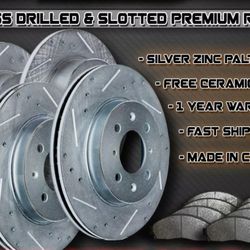 2011-2013 Infiniti M56 SPORT BRAKE ROTORS AND PADS