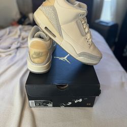 Nike Jordan Retro #4 Size 13 Cream/Cream New