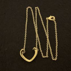 16” Sterling Silver 925 Necklace With Attached Pendant 