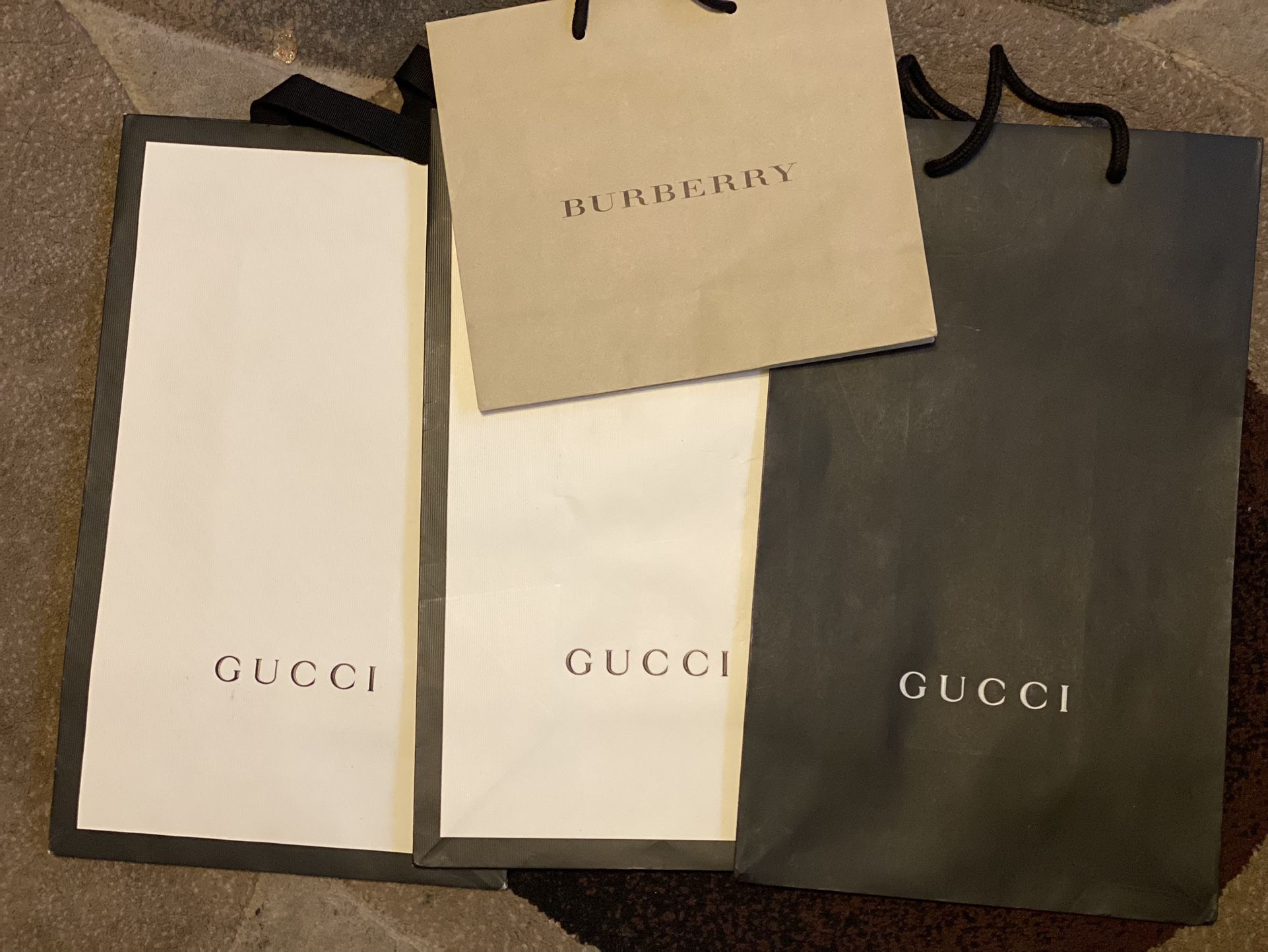 Gucci And Burberry Bags See Description 