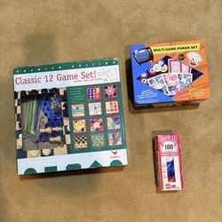 New And Sealed Classic 12 Games Set.