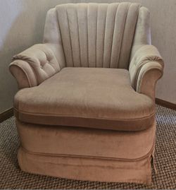 Suede Comfortable Chair