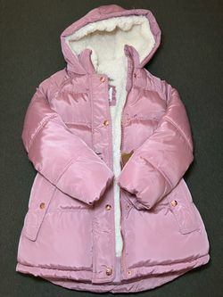 Puff pink jacket (size 7/8)