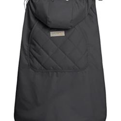 New Baby Carrier Winter Cover Universal Hoodie All Season Carrier Cover for Baby Carrier (Dark Grey)