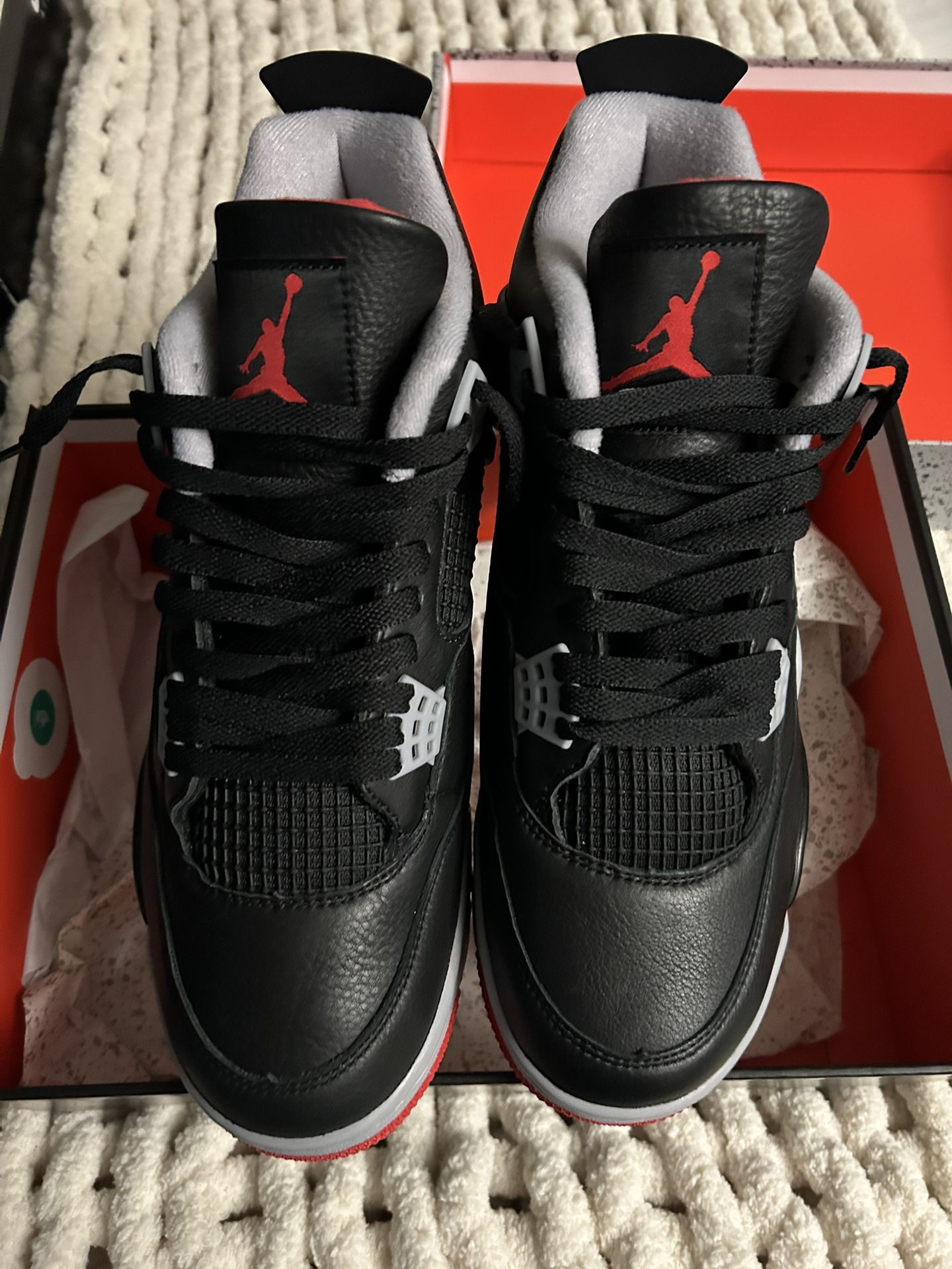 New Jordan 4 Bred Reimagine Size 11