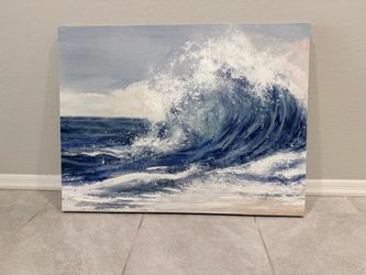 Large Ocean Wave Canvas Painting