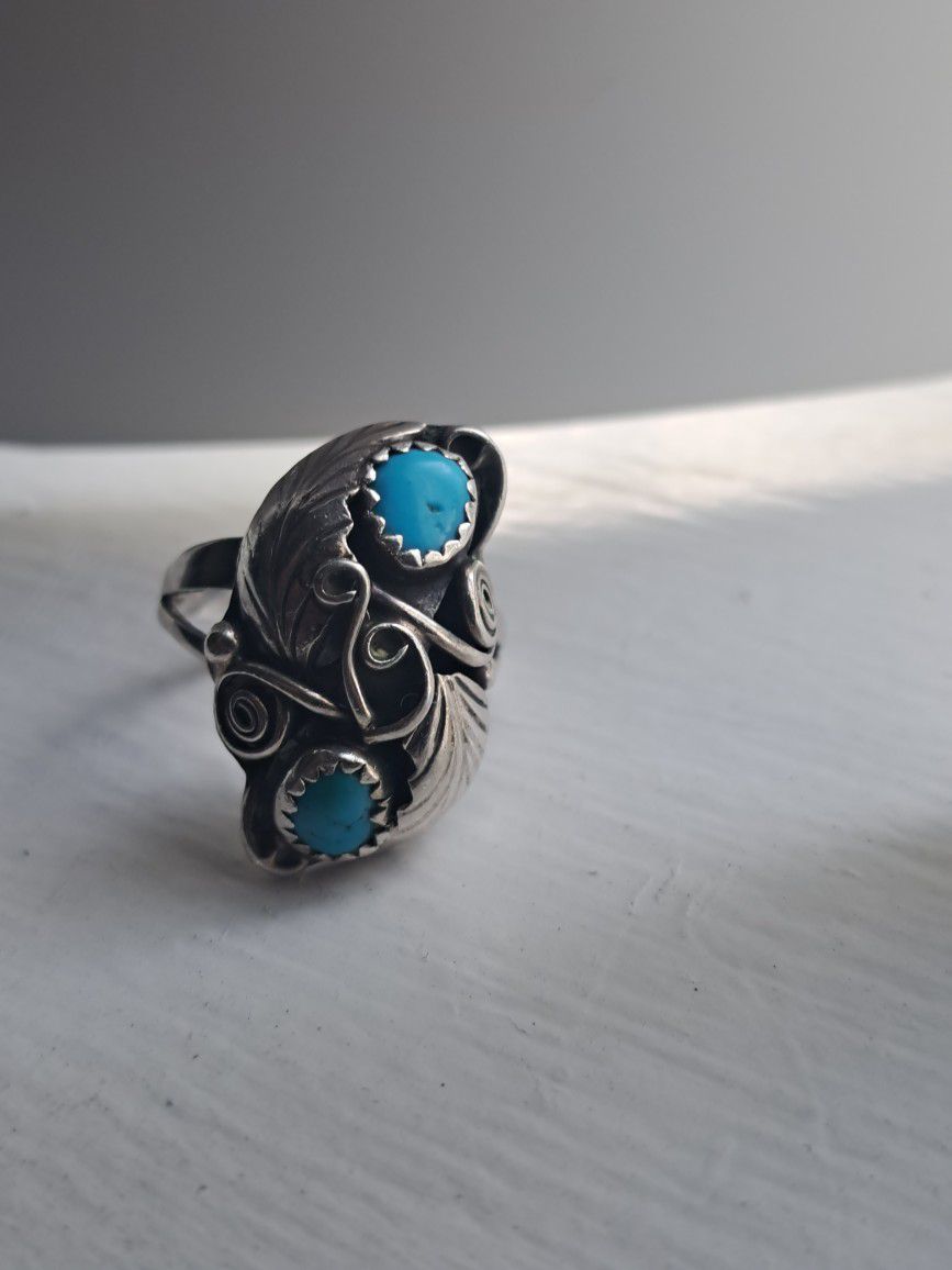 Vintage Turquoise Ring 