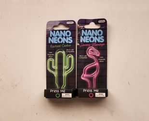 Nano Neons- 2 Packs, With Magnetic Back, Microwave USB compatible