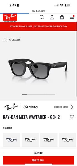 Ray ban Metas sun glasses