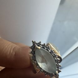 Vintage Topaz Marquise Diamond 