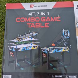 Portable Game Table 7 In 1 Games