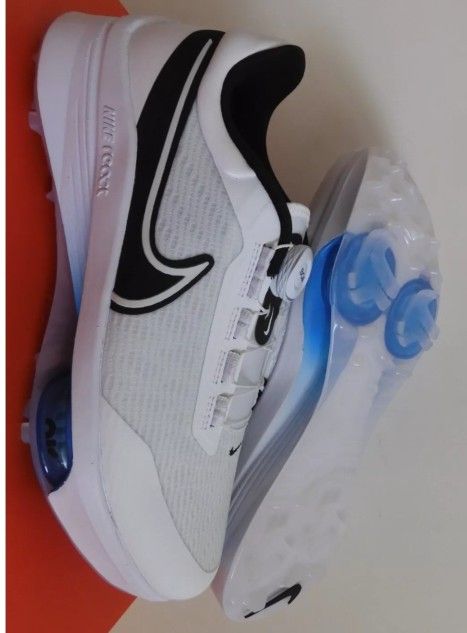 BRAND NEW NIKE AIR ZOOM INFINITY TOUR NEXT% BOA WHITE BLUE WIDE