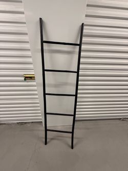 Hobby Lobby Decorative Black Approx. 5 ft tall decorative blanket ladder