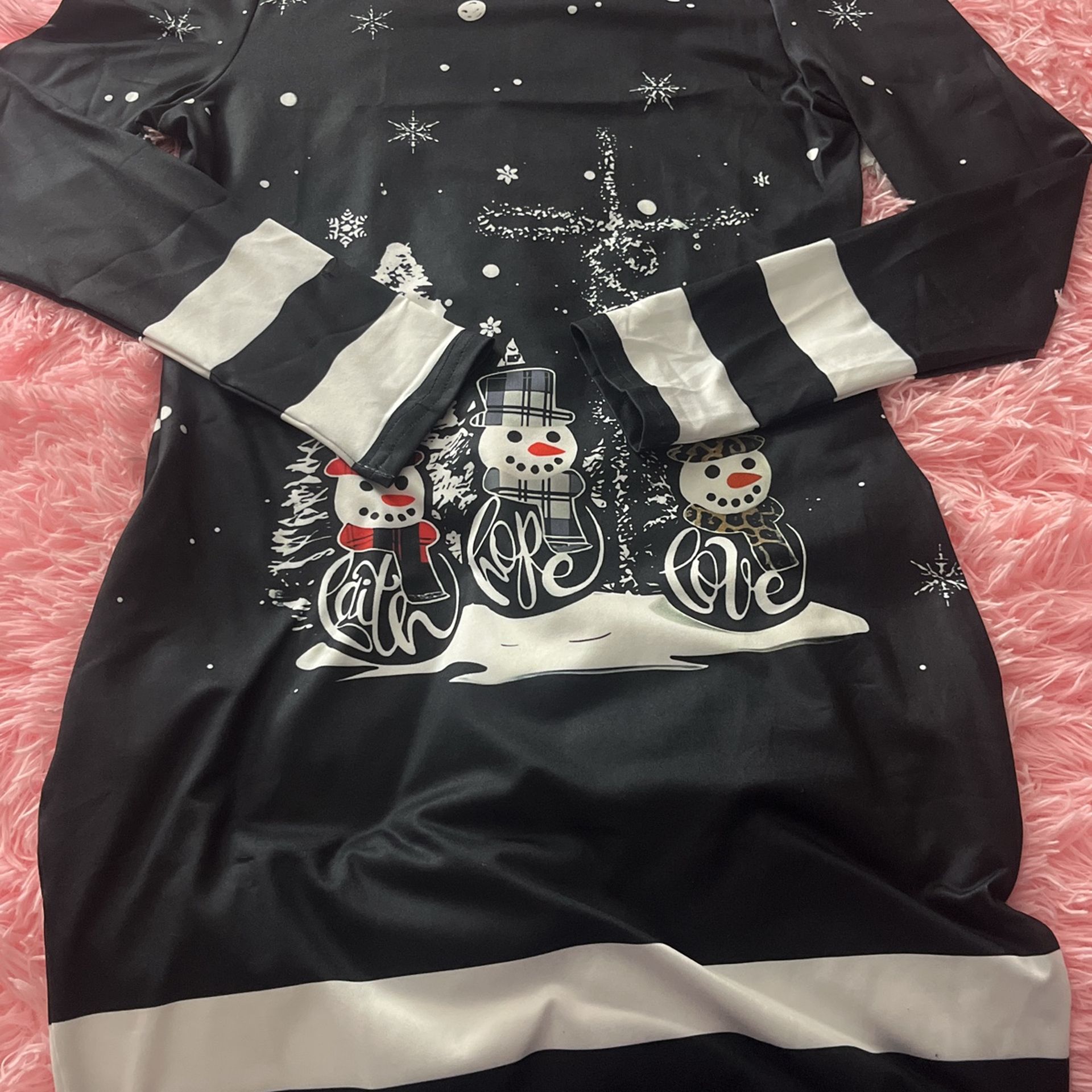 Snowman Christmas Dress 