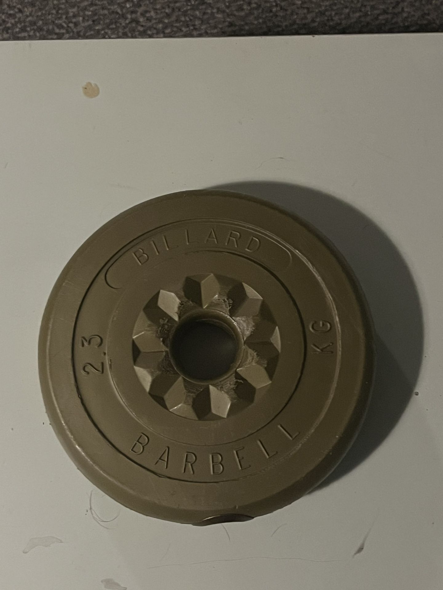 5 Pound/2.3 Kilogram Billiard Barbell Weight