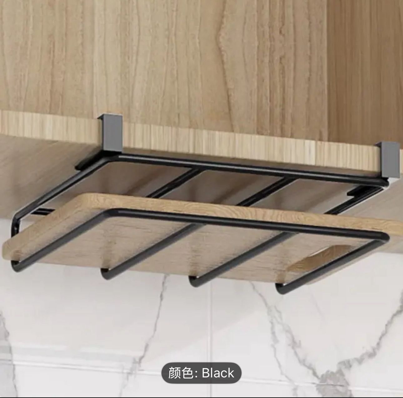 Kitchen hook rack, cutting board cover rack