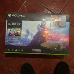 Xbox One X Enhanced 1tb Battlefield V Special Edition console 