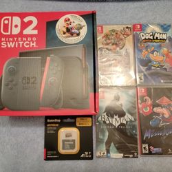 Switch 2 With 4 Games And SD Card