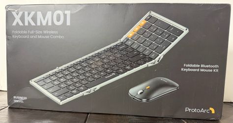 New ProtoArc foldable Bluetooth keyboard and mouse