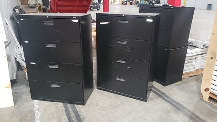 3 file cabinets