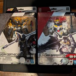 Brand New In Box Bandai Gundam Barbatos & Deathscythe Action Figures 