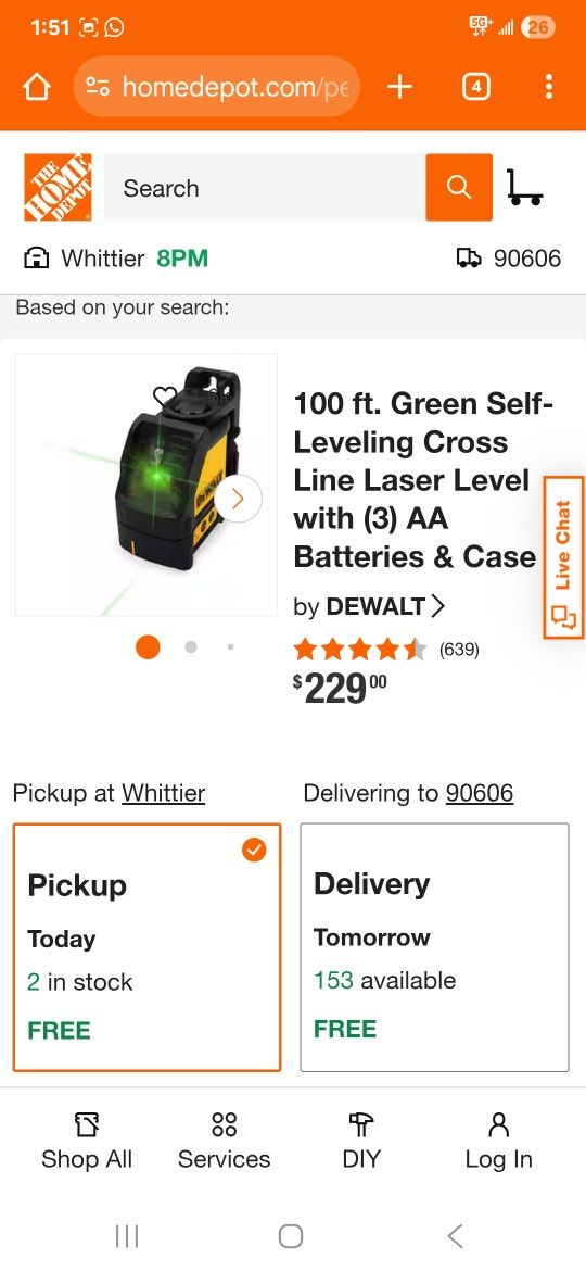 Dewalt Laser